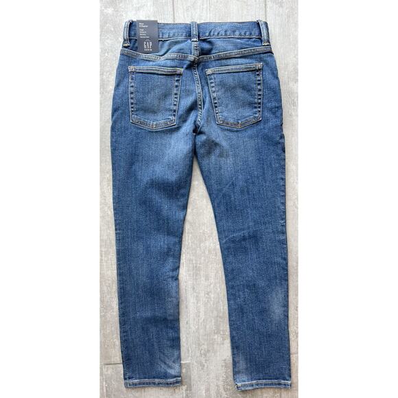 Gap Kids Boys Stretch Denim Jeans Washwell NEW Skinny Leg Medium Wash 8 Regular - Picture 9 of 9